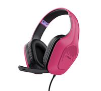 Trust GXT 415P Zirox Casque Avec fil Arceau Jouer Rose