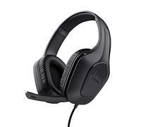 Trust Gaming GXT 418 Rayne Casque Gaming Léger pour PC Xbox PS4 PS5 Switch Mobile, Transducteurs 50 mm, Audio Jack 3.5 mm, Câble de 2 m, Casque Gamer Filaire Over-Ear avec Micro, Noir