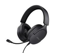 Trust Gaming GXT 489 Fayzo Casque Gamer Filaire avec Microphone, 85% Plastiques Recyclés, 3,5 mm, PS5, Xbox, Switch, PC - Noir