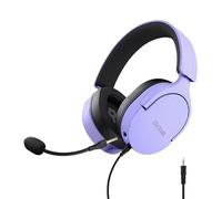 Trust Gaming GXT 489P Fayzo Casque Gaming pour PC, PS5, PS4, Xbox Series X|S, Switch, Mobile, Audio Jack 3.5mm, 35% Plastiques Recyclés, Casque Gamer Filaire Over-Ear Microphone Antibruit, Pourpre