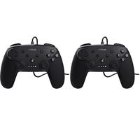 Trust Gaming GXT 541 Muta Manette PC Gamer Filaire, 75% Matériaux Recyclés, Câble USB 3m, 15 Boutons, Retour de Vibration, Joystick Gamepad pour Ordinateur, Portable, Jeux, Windows 10/11 (Lot de 2)