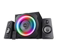 Trust Gaming GXT 629 Tytan RGB Enceinte PC Gamer 2.1 avec Caisson de Basses pour Ordinateur 120 Watt
