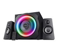 Trust Gaming GXT 629 Tytan RGB Enceinte PC Gamer 2.1 avec Caisson de Basses pour Ordinateur 120 Watt