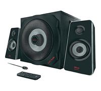 Trust Gaming GXT 638 Tytan Enceinte PC Gamer 2.1 avec Caisson de Basses pour Ordinateur, PS4 et Xbox One (120 Watt), Audio Numérique - Noir