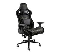 Trust Gaming GXT 712 Resto Pro - Siège Gamer Confortable Réglable en Hauteur, Assise Pivotant Entièrement sur 360, Rembourrage Haute Densité, Fauteuil de Bureau Ergonomique, PC - Noir
