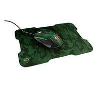 Trust Gaming GXT 781 Rixa Souris et Tapis de Souris de Jeu Type Camouflage - Vert