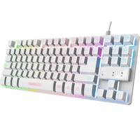 Trust Gaming GXT 833W Thado TKL Clavier Allemand QWERTZ Clavier de Jeu Compact 80% USB en métal, Anti-fantôme, éclairage LED recyclé pour PC, Ordinateur Portable, Mac