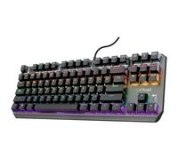 Trust Gaming GXT 834 Callaz TKL Clavier mécanique italien, clavier mécanique Outemu avec éclairage arc-en-ciel pour PC, ordinateur portable, ordinateur portable