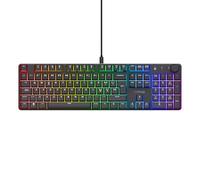 Trust Gaming GXT 866 Torix Clavier Mécanique, Disposition QWERTY Italienne, Interrupteur Linéaire Huano, Éclairage RGB, Antighosting N-Key Rollover, USB, Clavier de Jeu Programmable, PC,