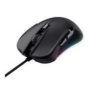 Trust Gaming GXT 922 Ybar Souris Gamer, 68% Plastiques Recyclés, RGB, 6 Boutons Programmables, 200-7200 DPI, Filaire USB - Noir