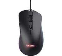Trust Gaming GXT 924 Ybar+ Gamer, 25600 PPP, 60% Recyclés, Capteur Optique 25K, RGB, 6 Boutons Programmables, Filaire USB - Noir Noir G