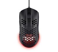 Trust Gaming GXT 928 Helox Souris Gaming Filaire Ultralégère 65g, DPI Réglable 200-6400, Capteur Optique, 6 Boutons Programmables, Éclairage RVB, Souris Gamer USB PC Ordinateur Portable, Noir