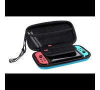 Trust GXT 1248S Étui Rigide Nintendo Switch/OLED/Lite Noir/Bleu/Rouge, 10 Cartes, 260x130x50mm, Résistant aux chocs, Fermeture Éclair