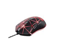 Trust GXT 133 Locx Souris Gaming USB Type-A Optique 4000 DPI, 6 Boutons, Rétroéclairage LED RGB, Câble 1.8m, Droitier, 86g, Windows, Noir