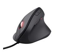 Trust Gaming GXT 144 Rexx Souris Gamer de Jeu, Verticale, Ergonomique 250-10.000 DPI, 6 Boutons Programmables, Éclairage RGB, LED Lumineuse - Noir