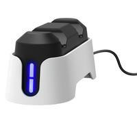 Trust Gaming Chargeur manette GXT 228 – Station de charge duo PS5 DualSense LED USB‑C Blanc