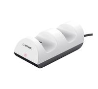 Trust Chargeur manette PS5 GXT 254 – Station de charge duo USB avec indicateur LED