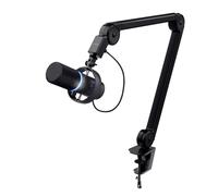 Trust Microphone GXT 255+ Onyx – Cardioïde USB, Filtre anti-pop, Perche articulée – Noir