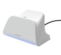 Trust Chargeur manette GXT 255W PS5 – Station de charge DualSense, charge rapide, LED, blanc