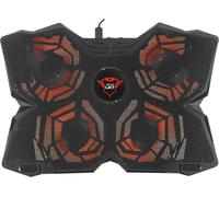 Trust GXT 278 Yozu Support dordinateur portable avec fonction refroidissante réglable en hauteur, ventilateur réglable