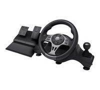 Trust GXT 289 Movi Noir USB Volant + pédales Nintendo Switch, PlayStation 4, Xbox One S, Xbox One X, Xbox Series S, Xbox Series X