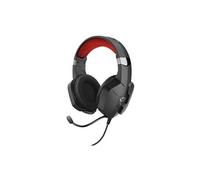 Trust GXT 323 Carus Casque Avec fil Arceau Jouer Noir, Rouge