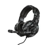 Trust GXT 411K Radius Casque Avec fil Arceau Jouer Noir, Gris, Blanc