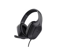 Trust GXT 415 Zirox Casque Gaming Filaire Circum-Aural Noir - Transducteurs 50mm, Microphone Boom Pliable, Connecteur 3.5mm, Câble 2m, 20-20000Hz, 253g