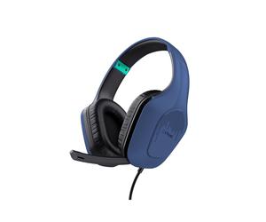 Trust GXT 415B Zirox Casque Gaming Filaire Arceau Circum-aural 50mm Bleu - Sensibilité 90dB - Micro Pliable - Connecteur 3.5mm - Câble 2m
