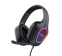 Trust GXT 416 ZIROX Wired Gaming Headset Noir LED Multicolore Stéréo USB/3.5mm