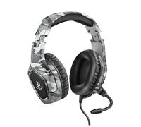 Trust Gaming Casque Gamer PS4 et PS5 avec Licence Officielle pour Playstation GXT 488 Forze-G, Microphone Flexible Repliable - Gris