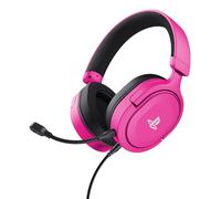 Trust Gaming Casque GXT 498P Forta – Licence PS5, pilotes 50 mm, arceau réglable, rose