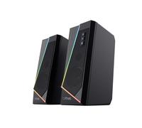 Trust GXT 609 Zoxa - Enceintes PC 2.0 Filaire USB - 6W RMS (12W Peak) - RGB - Jack 3.5mm - 20-20000Hz - Impédance 4 Ohm - Noir