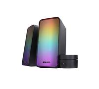 Trust GXT 611 Wezz Enceintes PC 2.0, 6W RMS, USB, Noir, Amplificateur intégré, Câble 1.8m, Compatible PC/Portable, Dimensions 87x95x165 mm