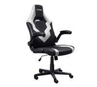 Trust Gaming GXT 703W Riye Chaise Gaming, Fauteuil de Bureau Gamer Confortable, Hauteur Réglable, Siège Inclinable - Blanc