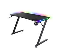 Trust Bureau Gaming GXT 710 Luminus Pro – 120×60 LED RGB, Chargeur 10W sans fil, Porte-gobelet Noir