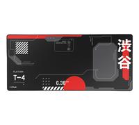 Trust GXT 759 XXL Tapis de souris de jeu Noir, Rouge