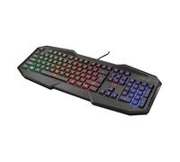 Trust Clavier gaming GXT 830-RW Avonn - USB, membrane, rétroéclairé LED RGB, italien, noir