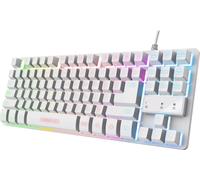 Trust GXT 833W Clavier Thado USB QWERTZ Français Blanc (24740)