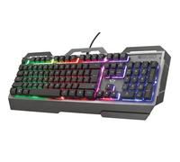 Trust GXT 856 Torac clavier Gaming USB QWERTY Anglais américain Noir