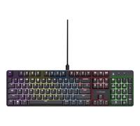 GXTrust Zora Clavier Mécanique Française AZERTY avec Éclairage RGB, Noir