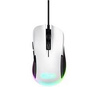 Trust GXT 922 YBAR - Souris - éclairé, jeu - pour droitiers - optique - 6 boutons - filaire - USB 2.0 - blanc Blanc G
