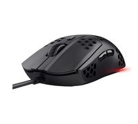 Trust Gaming GXT 928 Helox Souris Gaming Filaire Ultralégère 65g, DPI Réglable 200-6400, Capteur Optique, 6 Boutons Programmables, Éclairage RVB, Souris Gamer USB PC Ordinateur Portable, Noir