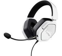 Trust GXT 492W Carus - Micro-casque - circum-aural - filaire - jack 3,5mm - blanc Blanc G