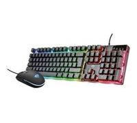 Trust GXT 838 Azor Clavier USB Allemand Noir