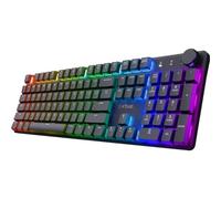 GXT 868 Torix Premium - Clavier - mécanique - full size - rétroéclairé - sans fil - 2.4 GHz, USB-C - QWERTY - US - commutateur : Huano White Linear -
