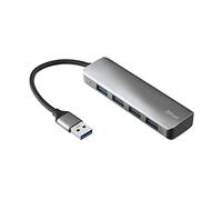 Trust Halyx Concentrateur USB 3.2 Gen1 à 4 Ports - Gris