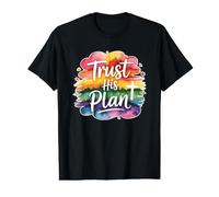 Trust His Plan T-Shirt Graphique avec Valeur