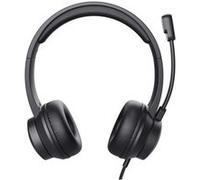 Trust Casque HS-150 avec fil à arceau pour bureau/centre d'appels Noir