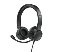 Trust HS-200 Casque Avec fil Arceau Bureau/Centre d'appels USB Type-A Noir